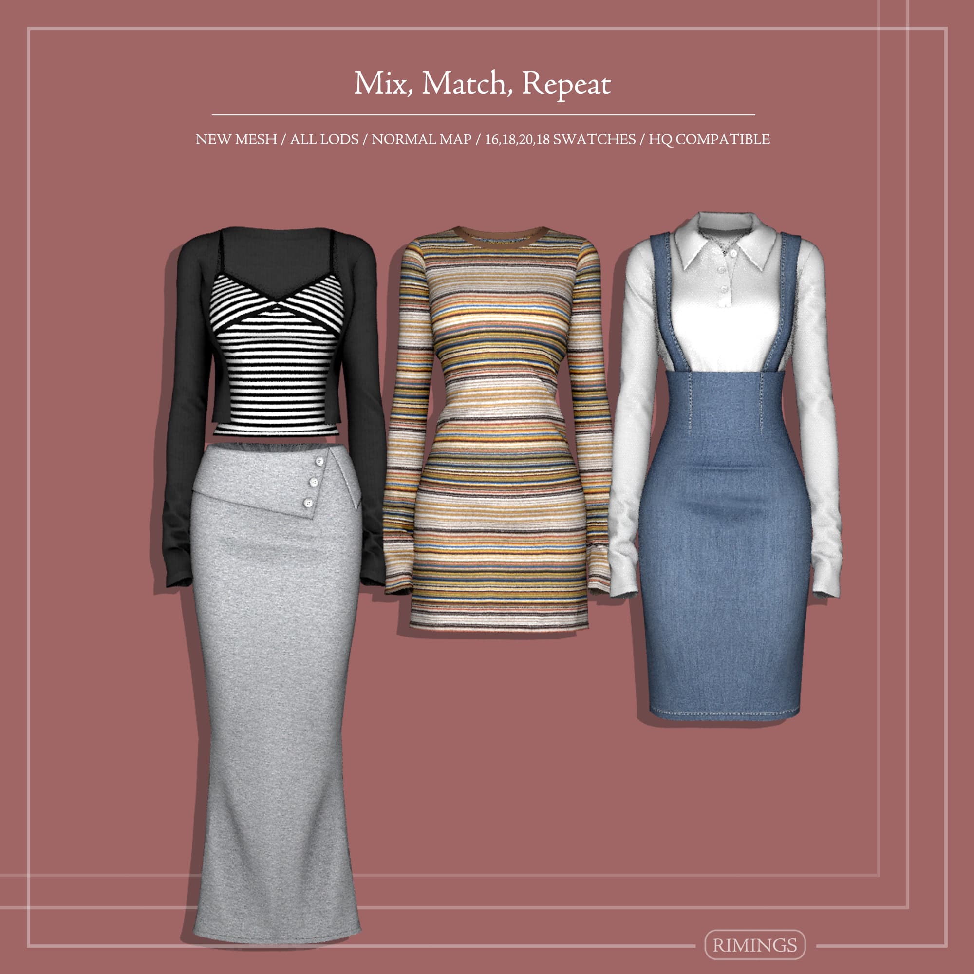 Сет одежды Mix, Match, Repeat